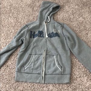 Men’s hollister zip up hoodie